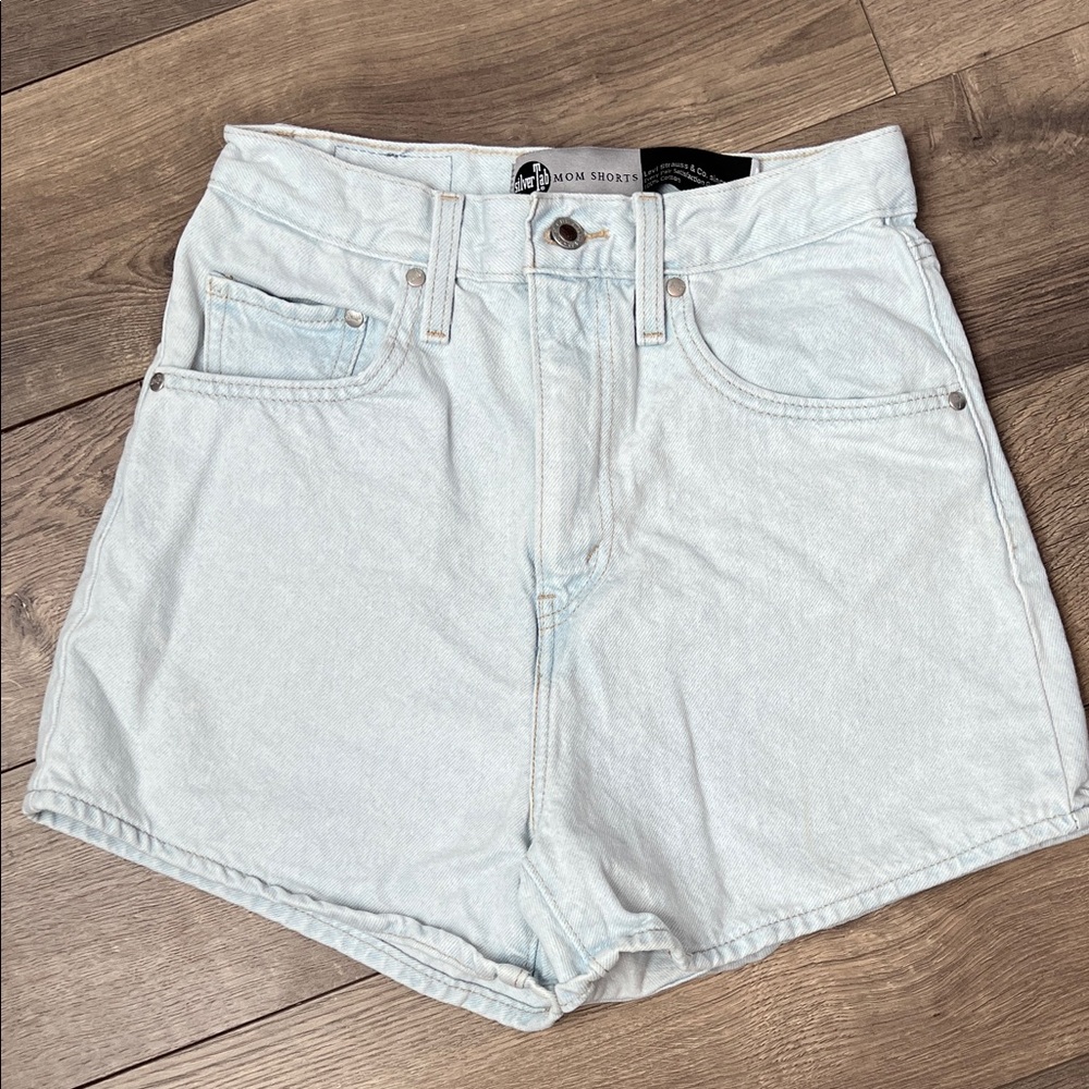 Light Blue Denim Levi Strauss Women Shorts